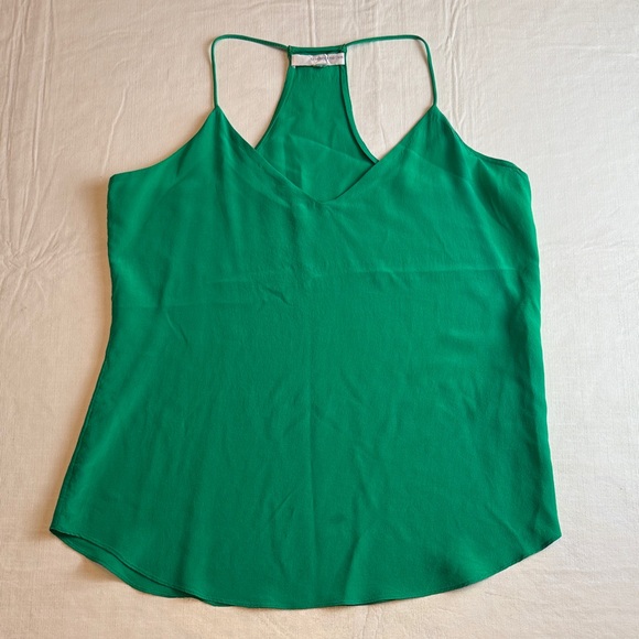 Lavender Brown Women's Emerald Green Camisole Top Size S - Picture 1 of 11